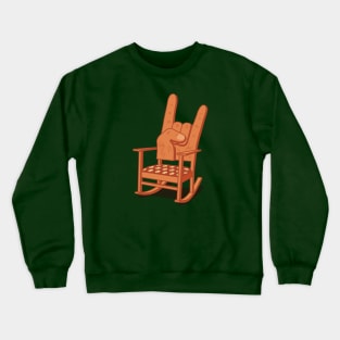 This Chair Rocks! - funny rock 'n' roll rocking chair joke Crewneck Sweatshirt